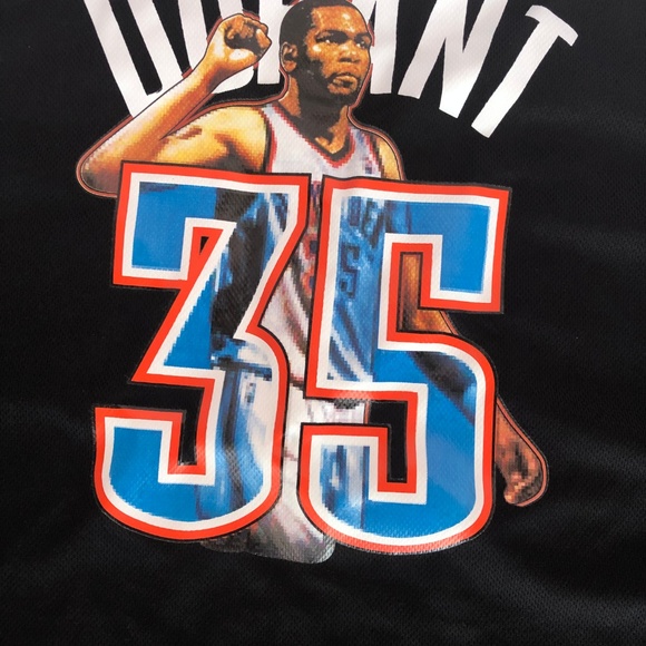 Kevin Durant OKC Durantula Thunder Jersey  Size 56 - Picture 7 of 8